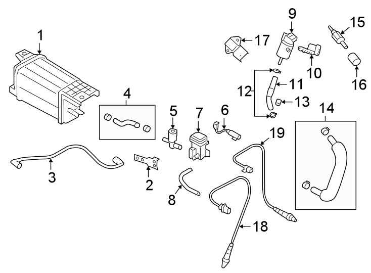 Hyundai Kona Limited L Gamma Awd Pad Pcv Valve Pcv Valve