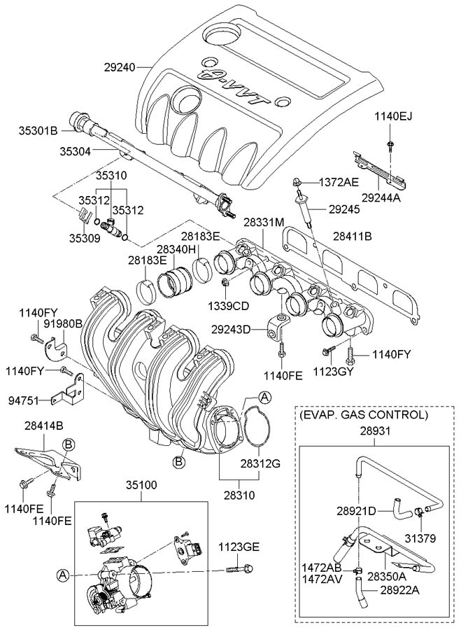 Hyundai-Sonata-Bolt---Washer-Assembly.-PZEV,-ULEV,-SULEV-...