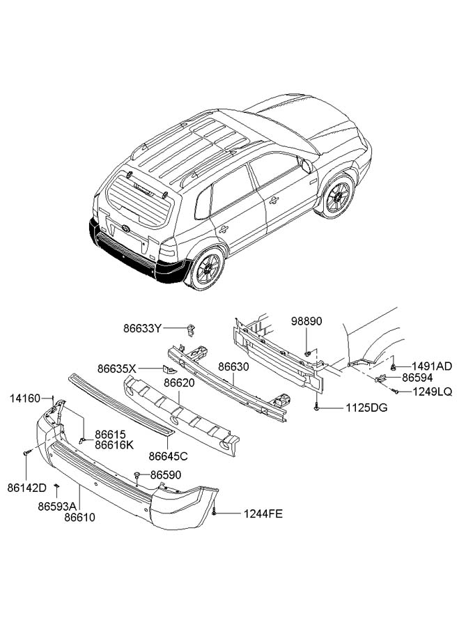 Hyundai Tucson Engine Diagram