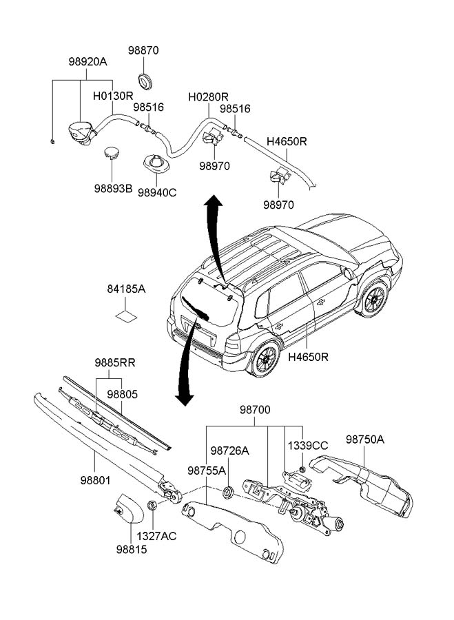 Предохранители hyundai tucson 2006