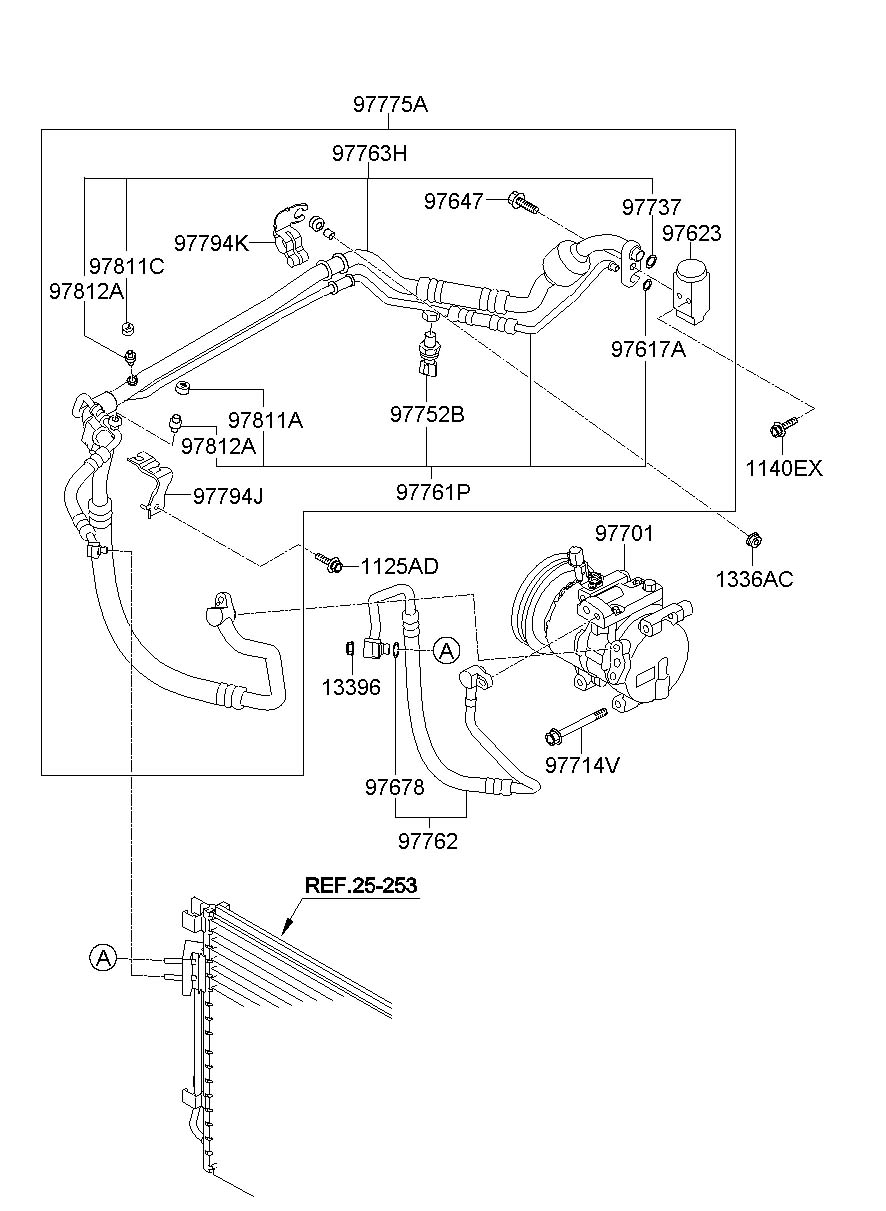 2014 Hyundai Santa Fe Sport Air conditioning (a/c) refrigerant