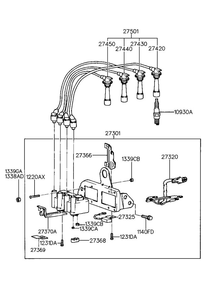 Hyundai Elantra Spark Plug 1881411051 Jim Ellis Hyundai Parts