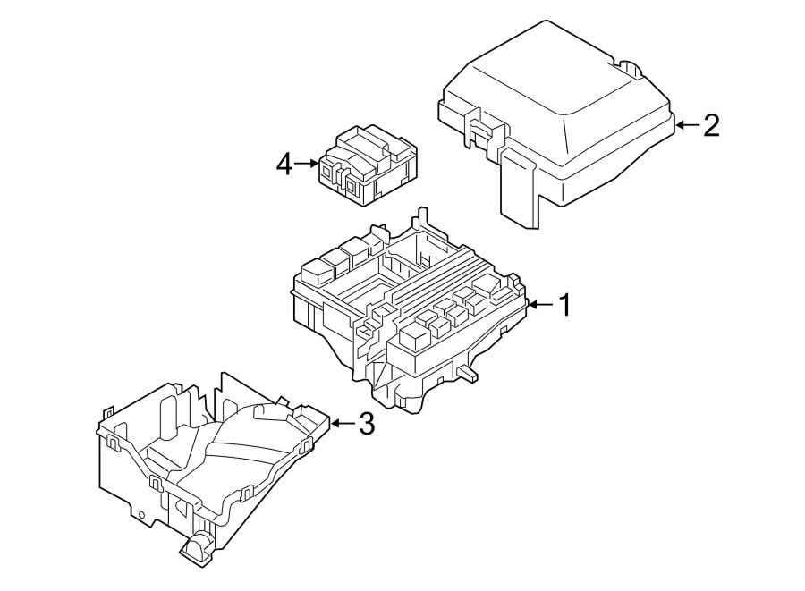 2017 Hyundai Main relay block. PCB BLOCK ASSEMBLY. Relay 91950C1620