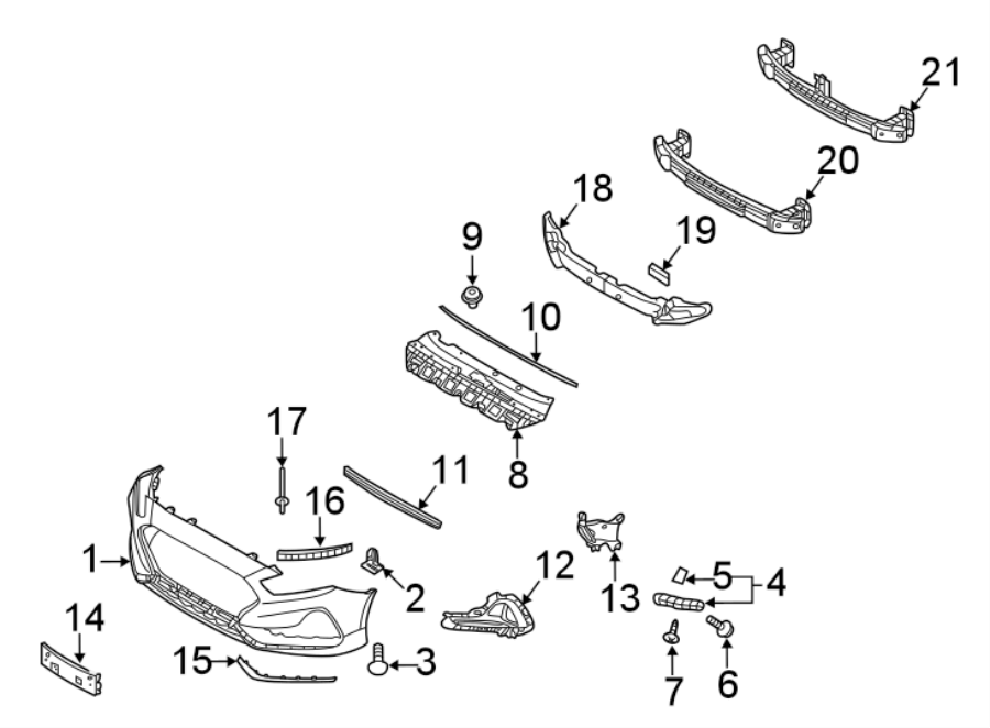 86561C2AA0 - Grille-bumper Grille. Bumper. W/o hybrid, w/o sport type ...