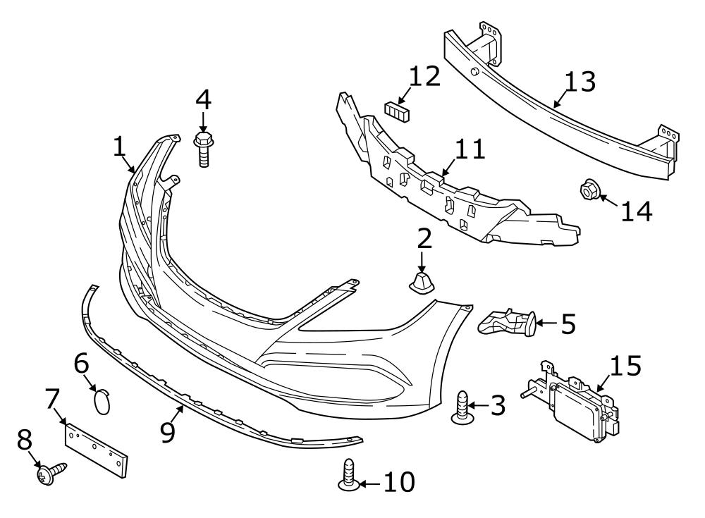 Hyundai Azera Bumper Cover. Unprimed, Preparation, OEM, Component ...