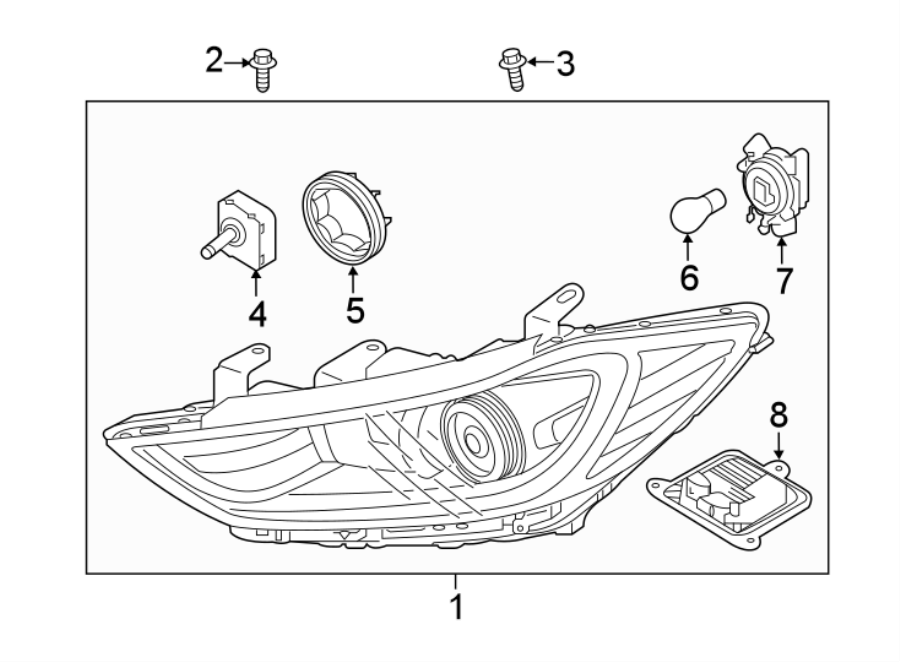 Hyundai Elantra Body Parts Catalog