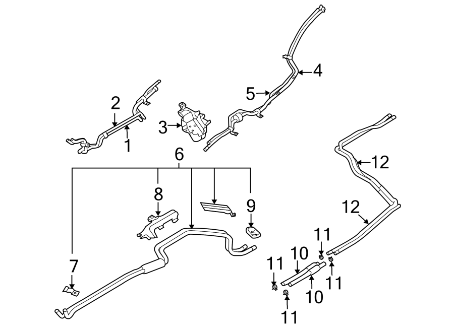 Hyundai Veracruz A C Pipe (rear) - 975603j000 