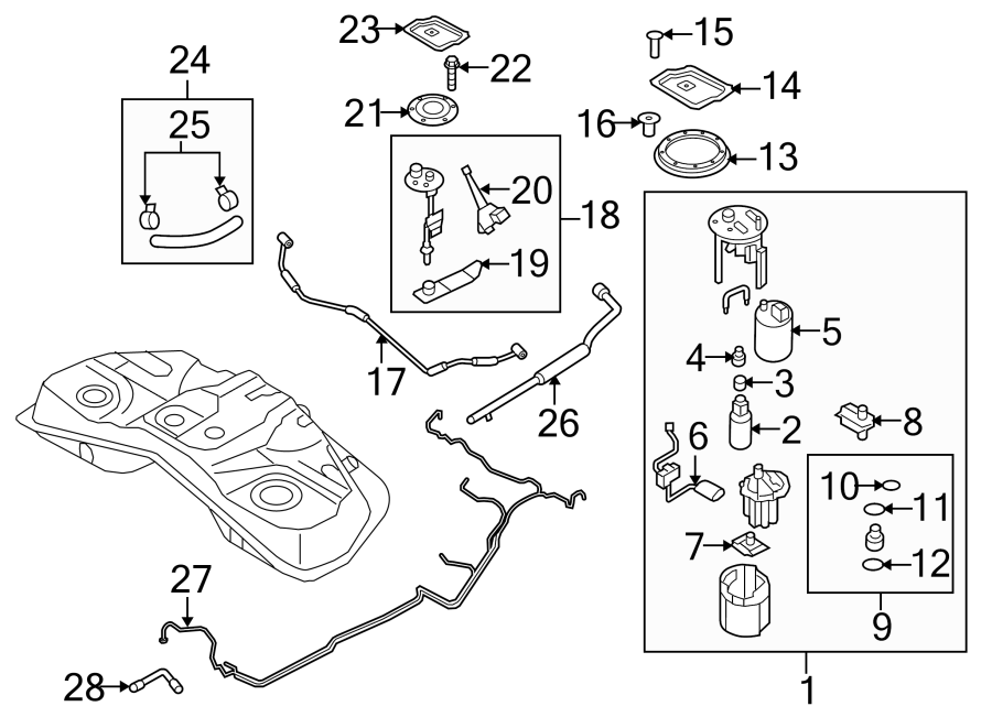 2012 Hyundai Sonata Pressure. REGULATOR. Fuel. 2.0 liter. 2.4 liter