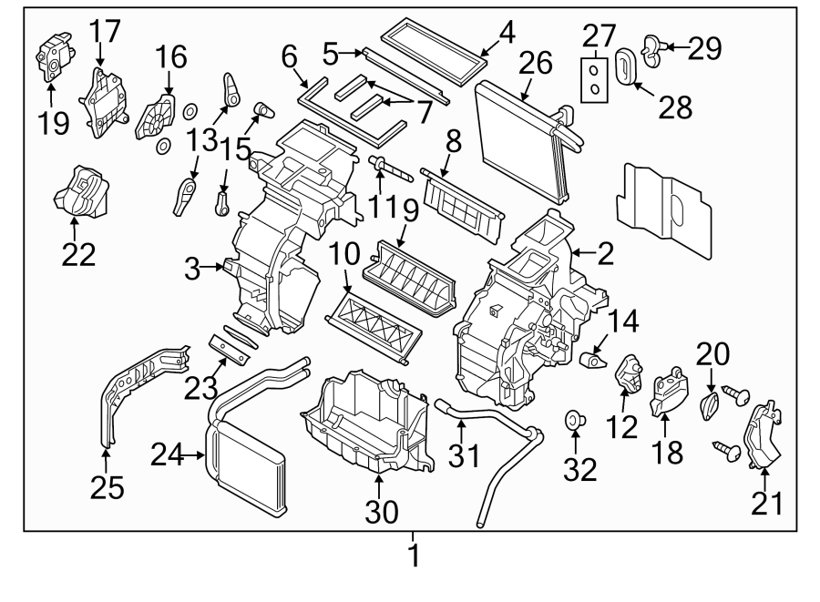 2016 Hyundai Tucson Actuator. Door. Hvac. Motor. Mode - 971571JAA0 ...